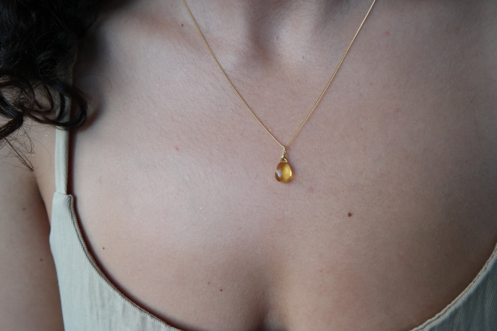 Citrin Kette – Lebensfreude & Fülle