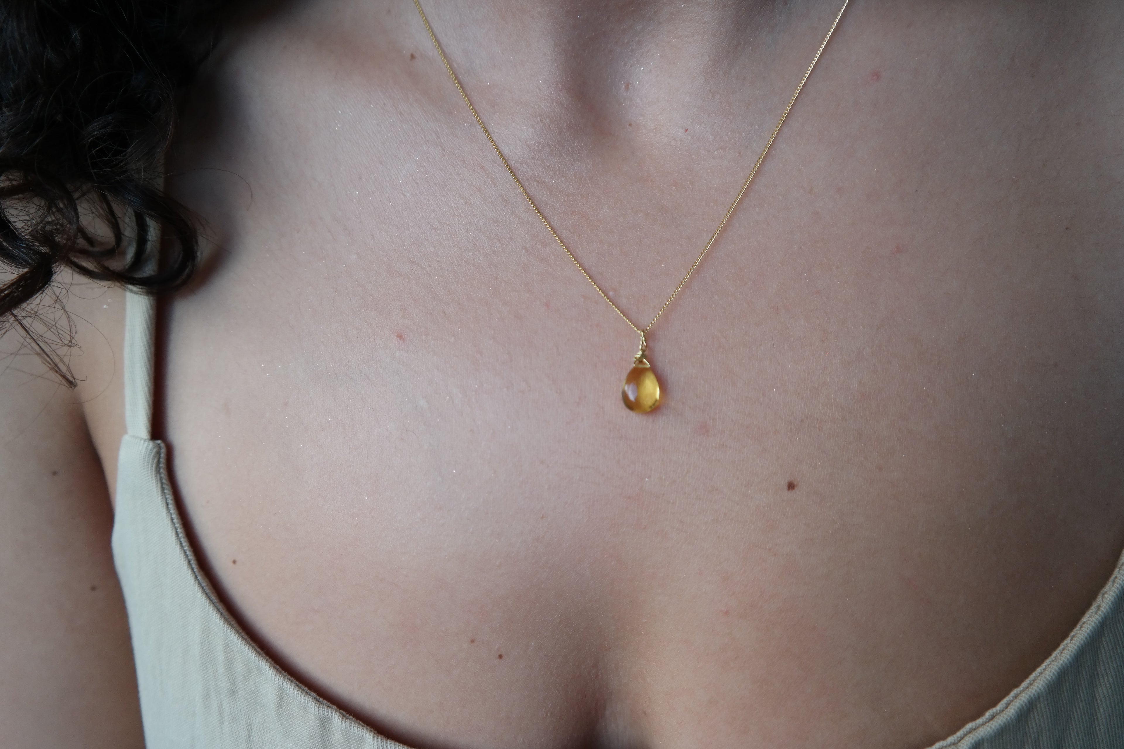 Citrin Kette – Lebensfreude & Fülle