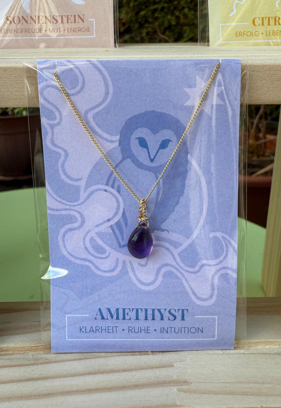 Amethyst Kette – Ruhe & Intuition