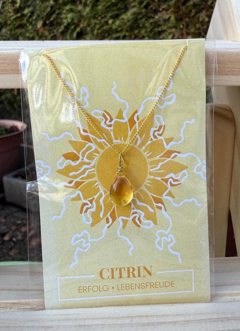 Citrin Kette – Lebensfreude & Fülle